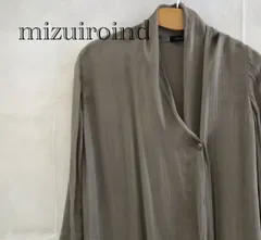 mizuiro ind ミズイロインド テンセル カーディガン グレー  レディース