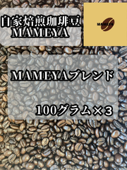 【ブレンドコーヒー】MAMEYAブレンド100g×3袋【自家焙煎珈琲】