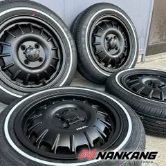 ラパン ココア ムーヴキャンバス ワゴンR スマイル ナンカン ホワイトリボン 155/65R14 14インチ ホワイトレター タイヤホイールセットのサムネイル