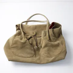 美品 HENRY BEGUELIN　オミノ刺繍チャーム付き　2WAYトートバッグ グッシオ GUSCIO 【グッシオゴールド】エレガンストートバッグ