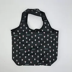 サンリオ ハローキティ モノグラム 折りたたみ保冷保温エコバッグ (ブラック) Sanrio