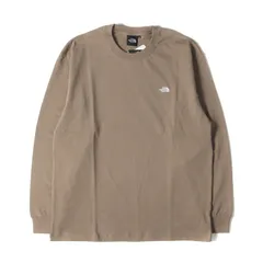 【新品】THE NORTH FACE ノースフェイス Tシャツ サイズ:L / ヌプシ ヘビー ロングスリーブ Tシャツ (L/S Nuptse Cotton Tee) / ウォルナット(WT) / トップス カットソー 長袖【メンズ】