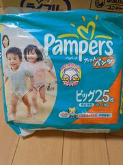 紙おむつ　パンパース　フィットパンツ　ビッグ　25枚