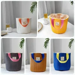 イブルバッグ トートバッグ エコバッグ ヌビバッグ キルティング 韓国 ホワイト オレンジ グレー ブラウン ミニバッグ カバン 鞄 ブルー 白 灰色 茶色 手提げカバン マチ有 裏地 ポシェット 可愛い レディース カラフル 手持ち お弁当入れ お出かけ