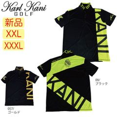 【新品・未使用】XXL・XXXLサイズ カールカナイゴルフ 半袖ポロシャツ 232KG1210 メンズ 大きいサイズ ゴルフウェア ゴルフシャツ Karl Kani GOLF