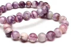 ロシア産 マッシブバンデッドフローライト 12mm ブレスレット 1個売り パワーストーン 天然石 _B1292-12