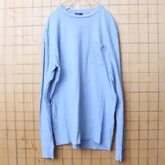 ポロ ラルフローレン 1ポケット長袖Tシャツ ロンT ライトブルー S ss36