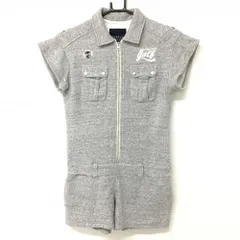 パーリーゲイツ オールインワン 杢グレー スウェット地 レディース 1(M) ゴルフウェア PEARLY GATES