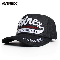 AVIREX アヴィレックス フェルト叩きつけ デニムキャップ 帽子 アビレックス メンズ レディース