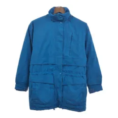 90年代 Eddie Bauer エディーバウアー RIDGE LINE ダウンジャケット アウトドア 防寒 ブルー (レディース XS) 中古 古着 Q8942