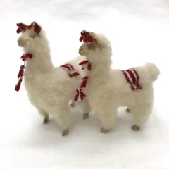 ラマ リャマ 置物 オブジェ 金属 シルバー 2点 レア希少 レトロ ビンテージ ラマ リャマ 置物 オブジェ 金属 シルバー 2点 レア希少 レトロ