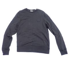 Ft1235281 モンクレール スウェット 裏起毛 H20918G00051 899FL ブラック #S メンズ MONCLER 中古
