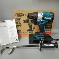 【美品】マキタ 充電式ドライバドリル（本体のみ）サイドグリップ付き DF481DZのサムネイル