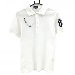 【美品】パーリーゲイツ 半袖ポロシャツ 白 スヌーピー PEANUTSコラボ メンズ 4(M) ゴルフウェア PEARLY GATES