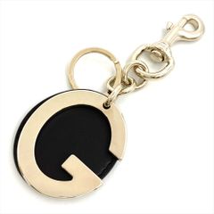 グッチ GUCCI Gロゴ バッグチャーム キーリング メタルg ゴールド 美品【中古】