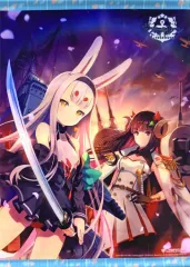 【中古】タペストリー [単品] 島風＆駿河 WスウェードB2タペストリー 「PS4ソフト アズールレーン クロスウェーブ アニメイト限定セット」 同梱特典