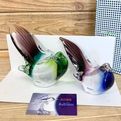 ☆週末値下げ☆【昭和レトロ】マルティグラス エンゼルフィッシュ ペア