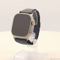 〔中古品〕 Apple Watch Ultra 2 GPS + Cellular 49mm チタニウムケース ブルーアルパインループ【344】