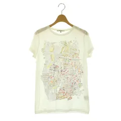 カルヴェン CARVEN プリントTシャツ カットソー 半袖 S ホワイト /MY ■OSのサムネイル