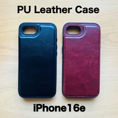 【新商品】iPhone16e 高品質PUレザーケース バーガンディー ブラック カード収納 耐衝撃 スタンド機能 オシャレ メンズ レディース