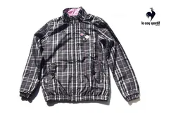 【中古】 ルコックスポルティフゴルフ LE COQ SPORTIF GOLF 中綿フルジップジャケット ブルゾン レディースゴルフウェア M