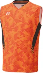 【新品・5営業日で発送】YONEX ヨネックス メンズ_ゲームシャツ(ノースリーブ) (10658) 色 : ハイオレンジ サイズ : M 