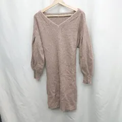 ◇ ⊆ snidel スナイデル シンプル 長袖 ミニ ワンピース サイズＦ ブラウン系 レディース E  【1505220005129】