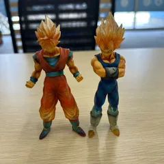 ドラゴンボール 超彩色 ハイスペックカラーリングフィギュア スーパーサイヤ人 孫悟空 魔人ベジータ　クリア　2体セット