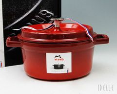 ★★★アウトレット（訳あり）★★★ ストウブ ココット ラウンド 20cm チェリーレッド 06 