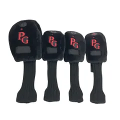 PEARLY GATES パーリーゲイツ  ヘッドカバー 4点セット  ブラック系 DR FW×3 [240101527127] ゴルフウェア ストスト