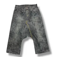KAPITAL スタッズ パンツ 32 KAPITAL キャピタル 5P スタッズ装飾 デニムパンツ インディゴ