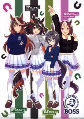 【中古】クリアファイル シンボリルドルフ＆キタサンブラック＆ゼンノロブロイ＆スペシャルウィーク A4クリアファイル 「ウマ娘 プリティーダービー×サントリーBOSS 第3弾」 対象商品購入特典