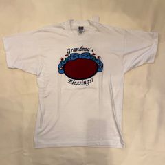 90s　fruit of the loom　半袖　Tシャツ　アート　カレッジ　Y2K　【T-421】