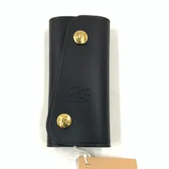 〇〇IL BISONTE イルビゾンテ キーリング キーケース 4連 本革 SKH026 ブラック