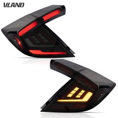 VLAND シビック スモーク テールランプ ハッチバックFK7 LEDライト 流れるウインカー シーケンシャルウインカー オープニングモーション機能搭載
