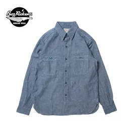 BUZZ RICKSON'S バズリクソンズ 長袖シャツ “BLUE CHAMBRAY WORK SHIRT” BR25995