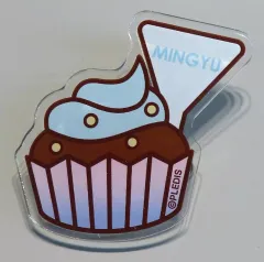 【中古】バッジ・ピンズ(男性) ミンギュ アクリルバッジ 「SEVENTEEN CAFE」
