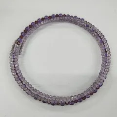 アメシスト3連ブレスレット