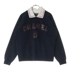 CHANEL コットンマドモアゼルココマーク 裏起毛スウェット/トレーナー 44 CHANEL コットンマドモアゼルココマーク 裏起毛スウェット