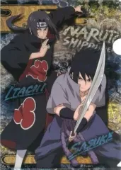 【中古】クリアファイル B. サスケ＆イタチ A4クリアファイル 「NARUTO -ナルト- 疾風伝 -」 