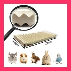 【スタッフおすすめ！】小動物爪とぎボード 階段 踏み台は ウサギ チンチラ ハムスター リス 寝ネズミなどの小動物の爪磨き 憂さ晴らし 歯磨きに適しており 天然材料は安全で信頼性があり ペットのケージ内用品