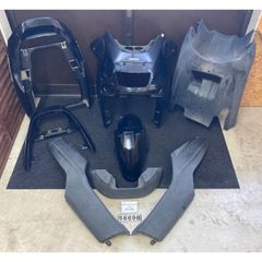 [VP 56698]@ヤマハ YAMAHA マジェスティ250 MAJESTY 4HC-046 外装カウルセット アッパー サイド リア フェンダー 黒