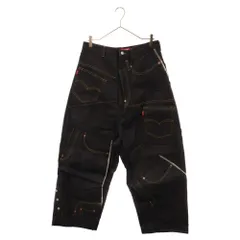 JUNYA WATANABE COMME des GARCONS (ジュンヤワタナベ コムデギャルソン) 24SS×リーバイス セルヴィッチ マルチポケット 再構築デニムパンツ インディゴ WM-P201-051のサムネイル