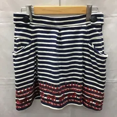 BEAMS BOY ビームスボーイ スカート ミニスカート ミニスカート プリントスウェットスカート ボーダーのサムネイル