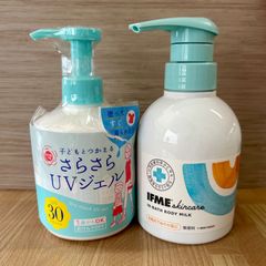 IFME　イフミー インバスボディミルク 300ml 　石澤研究所　紫外線予報 UVさらさらUVジェル SPF30PA+++ 250g　※G2-2-C