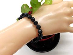 特級祝物 黒曜石ブレスレット 完全天然石 - メルカリ