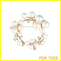 【人気商品】FASELE ブローチ リボンブローチ パールブローチ レディース スーツ ジャケット アクセサリー ジュエリー ジルコニア ゴールド エレガント フォーマル 発表会 卒業式 入学式 結婚式 プレゼント ギフト