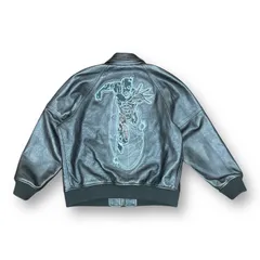 2024年最新】silver surfer leather varsity jacketの人気アイテム