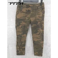 ◇ FRAMeWORK フレームワーク 迷彩 カモフラ パンツ サイズ36 ブラウン カーキ ブラック レディース 【中古】 【1002801577681】