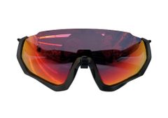 オークリー OAKLEY FLIGHT JACKET フライト ジャケット スポーツ prizm プリズム アイウェア サングラス 眼鏡 黒 OO9401-0137 眼鏡・サングラス サングラス ロゴ ブラック 104G-28
